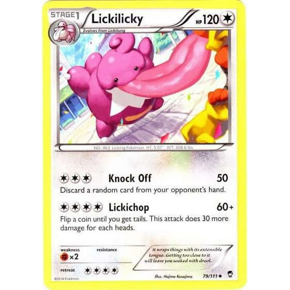 Pokemon Furious Fists Uncommon Lickilicky #79