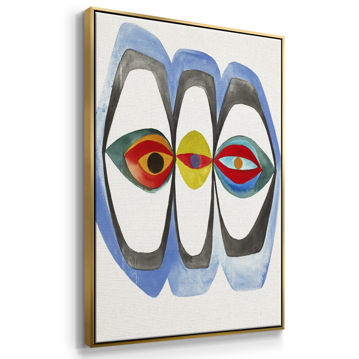 Magic Tricks IV Framed Premium Gallery Wrapped Canvas - Ready to Hang - 25 x 37 - Gold Floating Frame