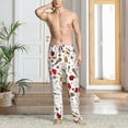 thumbnail image 5 of Baseball Sports Men'S Pajama Pants Soft Sleep Lounge Pants Pjs Bottoms With Pockets 3x-Large, 5 of 6