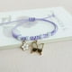 thumbnail image 1 of LUVCLS Pulsera con colgante de mariposa Pulsera de la amistad tejida ajustable de la suerte de verano P7, 1 of 7