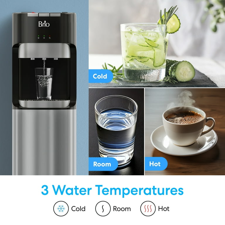 Brio 400 Series Bottom Load Tri-Temperature Water Cooler Dispenser