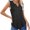 Black, variant on Frostluinai Womens Tank Tops Chiffon V Neck Ruffle Sleeveless Summer Shirts Loose Casual Tops Blouse
