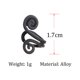 thumbnail image 1 of 1 pieza de pendientes para perder peso sin perforación que aceleran el metabolismo de la joyería (negro) Likrtyny Cuidado Belleza, 1 of 6