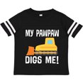 thumbnail image 3 of Inktastic My Pawpaw Loves Me Grandson Construction Truck Boys Toddler T-Shirt, 3 of 5