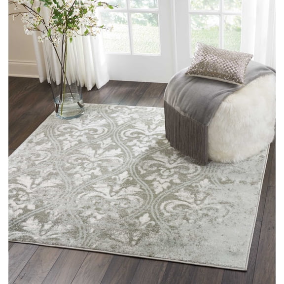 Nourison Euphoria Grey Area Rug