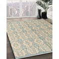 thumbnail image 2 of Ahgly Company Indoor Square Abstract Green Abstract Area Rugs, 4' Square, 2 of 6