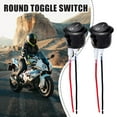 thumbnail image 4 of 5/10pcs 12V ON/OFF Round Rocker Dot Toggle Switch Car Boat Van Dash Waterproo ,, 4 of 8