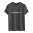 thumbnail image 5 of PNTUTB Men's Fashion Valentine's Day Themed Prints Casual Loose Crew Neck Comfortable Short Sleeve T-shirt, 5 of 6