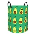 thumbnail image 2 of PAYOHTO Foldable Laundry Room Hamper Bucket Waterproof Bathroom Basket for College Student Living Room Storage Pillows Blankets Funny Avocado, 2 of 8