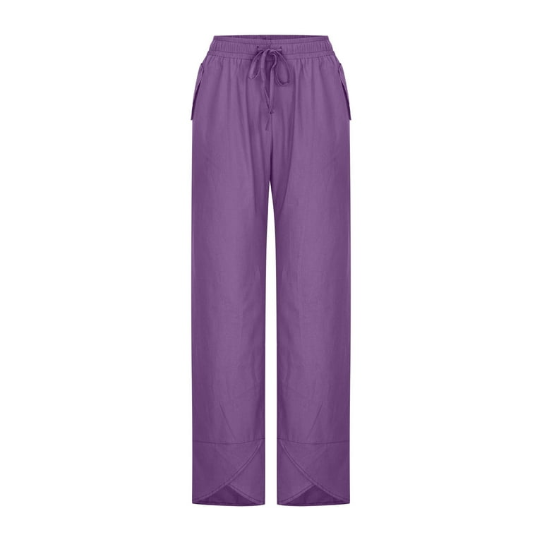 Summer cusual wide length linen pants for women 3740 Summer cusual wide length linen pants for women 3740