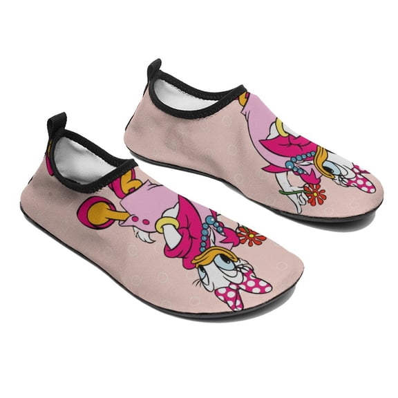 Daisy Duck Water Shoes for Women Men Sport Quick-Dry Aqua Socks for Beach Hiking Surfing 3/4women