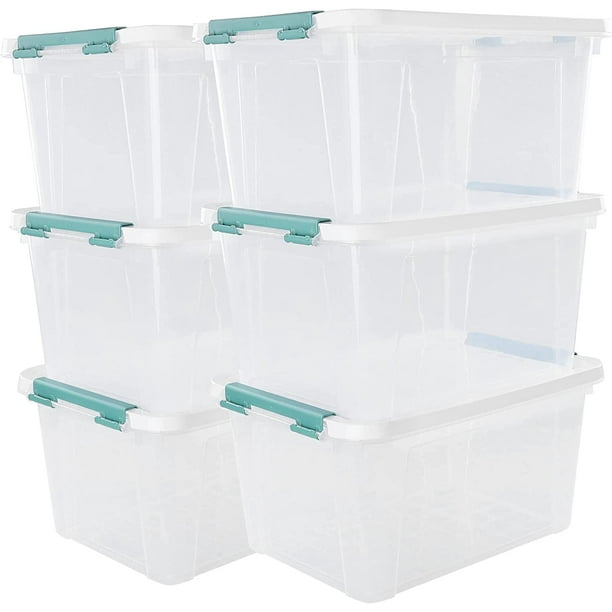 Plastic Bins with Lids