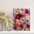 thumbnail image 2 of Vibrant Peony Blooms Canvas Print Wall Art Elegant for Living Room Bedroom Office Hotel Lobby Dining Room, 2 of 8