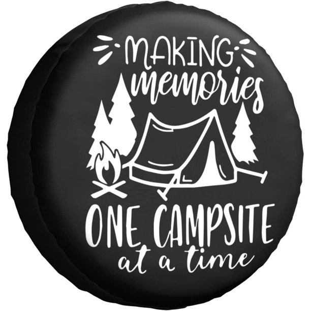 Making Memories Rv Spare Tire Cover for RV Trailer Camper Wheel