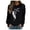 Black, variant on Women'S Tops, Tees & Blouses Sweat Feather Print Long Sleeve Womens Athletic Tops,Black,XL