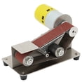 thumbnail image 4 of Handheld Sanding Belts Machine, Sharpener Small Mini Electric Belt Sander With Thick Solid Base For Woodworking For Arc Polish For Flat, 4 of 8