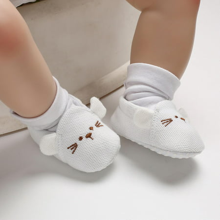 

SUNSIOM Cute Newborn Baby Girls Boys Soft Sole Crib Shoes Infant Toddler Sneaker Anti-Slip Outfit 0-18M