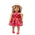 thumbnail image 3 of Conjunto de ropa de moda: vestido, sombrero y zapatos para muñeca de 45 cm, 3 of 5