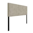 thumbnail image 4 of Home Design Romney King Upholstered Headboard with Vertical Channel Tufting, Adjustable Height, Light Beige, 4 of 8