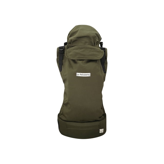 La Rebozería Portabebé ergonómico Nukú Gabardina Lisa firme y ajustable