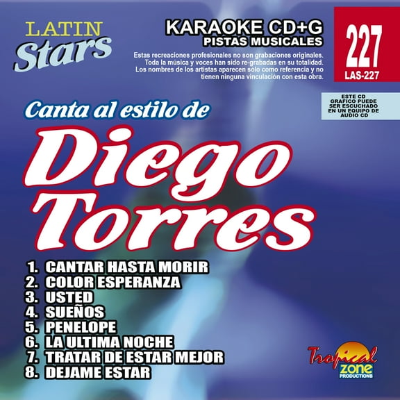 Karaoke Latin Stars 227 Diego Torres