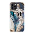 thumbnail image 1 of Personalised Luxe Marble Initials iPhone 14 Pro Max Case,iPhone 15, 1 of 5