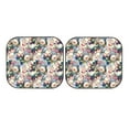 thumbnail image 7 of Fotbe Rose Flowers 2-Piece Car Windshield Sun Shade | Sun Blocker for Car Windshield | Foldable Automotive Interior Accessories for Sun Protection-Large, 7 of 7
