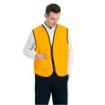 thumbnail image 5 of Toptie Supermarket Uniform Vest Zipper Volunteers Event Vest Unisex Waistcoat-Yellow-M, 5 of 9