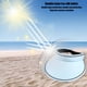 thumbnail image 5 of Sombrero de sol de seda de hielo de doble cara para mujer - UPF Protección Solar, Plegable y Transpirable, Ala de 12 cm, Circunferencia de 56-58 cm, Beige/Rosa/Azul, 5 of 7