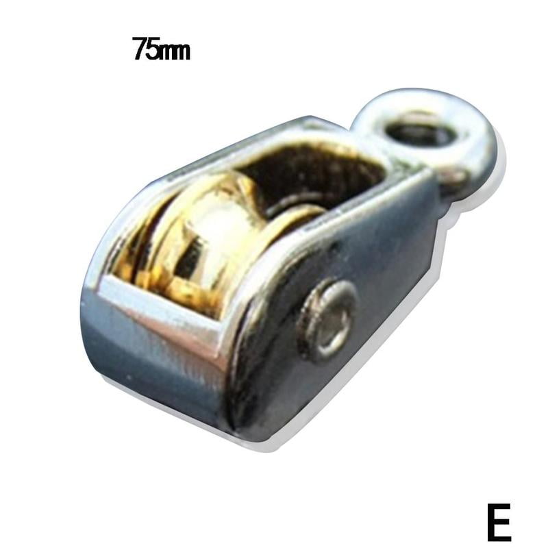36/52/75mm Metal sheave zinc alloy pulley mini single/double pulley for DIY Gut 