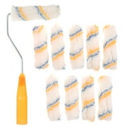 Small Roller Paint Handles Brush Wall Painting Tool Sleeves for Walls Supplies House Painters