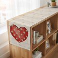 thumbnail image 6 of Table Runners 90 Inches Long Dress Scarves, Valentine's Day Farmhouse Coffee/Dining/Kitchen Table Runner for Living Room, Red Love Polka Dots Line Minimalist Beige 13x90 Inch, 6 of 9