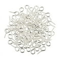 thumbnail image 2 of 100x Wholesale 10mm Screw Eyepins Hooks Eyelets Threaded Eye Pins Bails Peg, 2 of 6