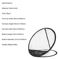 thumbnail image 3 of Golf Cutting Practice Net Foldable Memory Metal Storage Convenient Practice Net Durable Carrying Bag with High Quality Material for Office Home Outdoor, 3 of 9