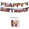 thumbnail image 3 of Roblox Birthday Party Decoration Set Banners Balloon Cake Toppers Swirls, 3 of 6