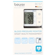 Beurer Wrist Blood Pressure Monitor, Irregular Heartbeat Detection, Syncs Readings to App, BC57