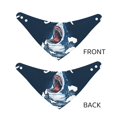 thumbnail image 3 of Easygdp Shark Premium Dog Bandanas Triangle Scarf, Suitable for Small, Medium, and Large Dogs, Dog Pet Apparel.-Small, 3 of 5