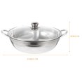 thumbnail image 2 of DEEPCRAFF 1 Set of Practical Design Hot Pot Cooking Pot for Families and Housewarming, 2 of 8