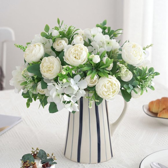 NUOLUX 1Ud Ramo De Flores Falsas De Seda Para Y Eventos Especiales