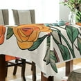 thumbnail image 5 of Yayeee Tablecloths 60" x 90" Rectangle Wrinkle Resistant Party Table Cover, Hand Drawn Floral, 5 of 8