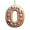 O, variant on Luoshdecor 26 Letter Ornaments for Christmas Tree,Acrylic Initial Candy Letter Hanging Pendant Xmas Tree Hanging Decor for DIY Crafts (A) 3.9in