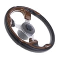 thumbnail image 4 of Marine Boat 13.6'' 320mm Steering Wheel W/ 3/4'' Tapered Key Adapter 3 spoke, 4 of 9