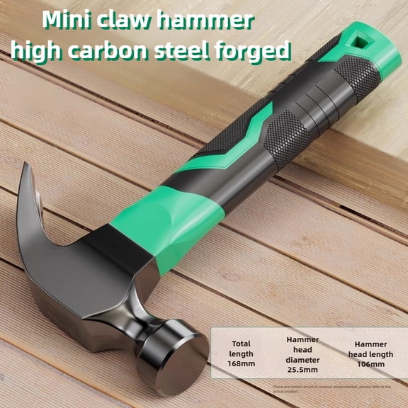 Mini Sheep Horn Hammer, Multifunctional Small Hammer, Household Hardware Hammer, Hammer Head, High Hardness Nail Tool