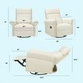 thumbnail image 4 of DaVinci Suzy Flex Recliner and Swivel Glider | Adjustable Headrest and Armrests, 4 of 7