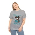 thumbnail image 4 of Nurses Rock T-Shirt, Women's African American Nurse Shirt ID-0315-HHKR, 4 of 10