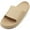 Beige, variant on LAVRA Women's Summer Slides Comfortable Cloud Slippers Beach Sandals