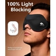thumbnail image 5 of 3 Pack Sleep Masks for Women & Men: Soft Blackout Eye Mask for Sleeping - 3D Contoured Zero Pressure Design - Comfortable for Side Sleepers and Travel, 5 of 8
