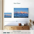thumbnail image 3 of Elephant Stock Frozen Grand Tetons Wall Art - Horizontal Canvas Wall Art - Living Room Wall Decor - Nature Canvas - Orange And Blue Decor - 24" x 16", 3 of 4
