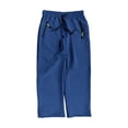 thumbnail image 5 of WIZUTIZ Men's Outdoor Hiking Pants Breathable Quick-Dry Waterproof Fishing Sports Solid Color Trousers Polyester Spandex Four-Way Stretch Zipper Pockets for Camping Travel Daily Wear, 5 of 5
