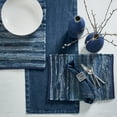thumbnail image 2 of Park Designs Indigo Blue Chindi Table Runner 36", 2 of 3